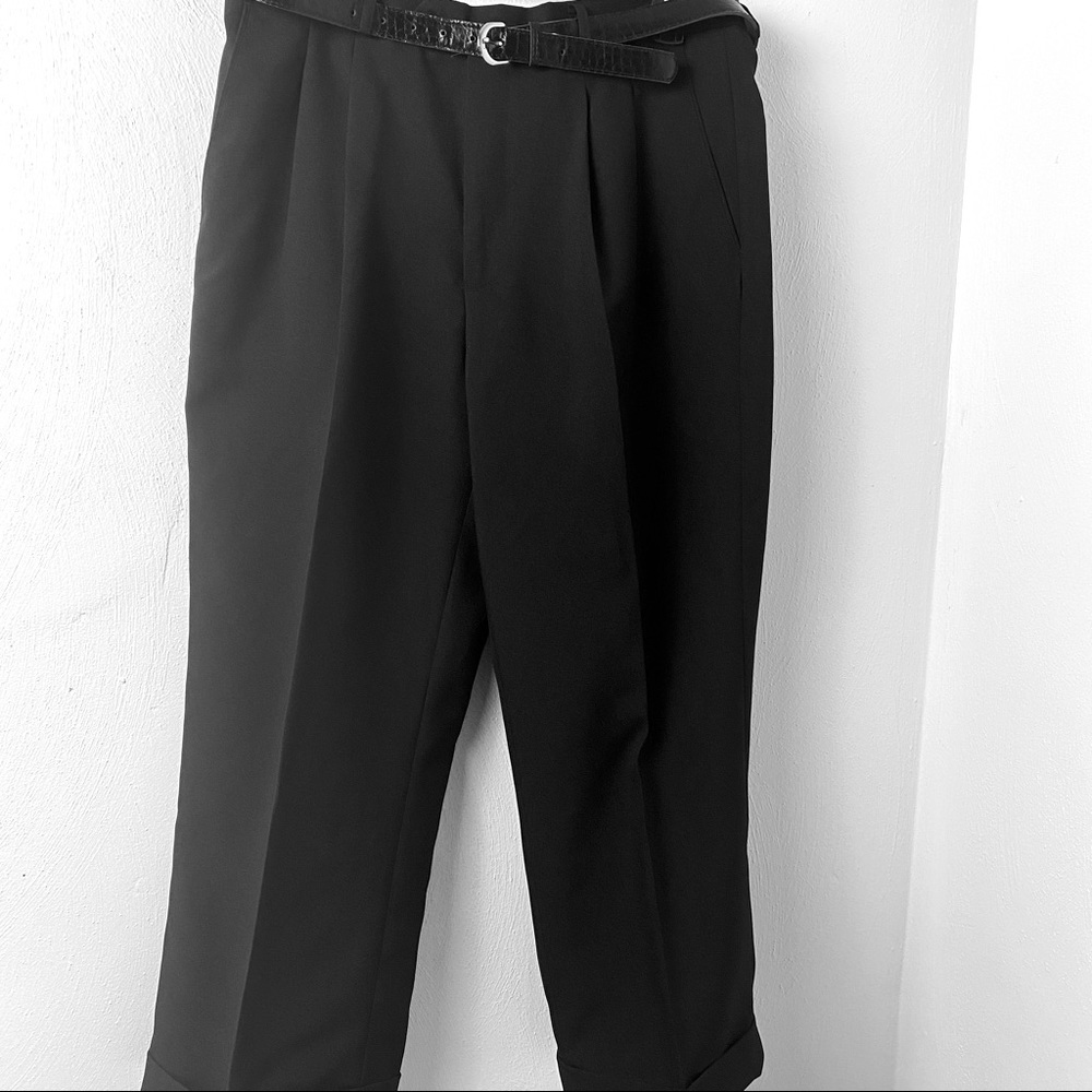 Fortino Landi  Women Dress Trousers. Black. Sz L/36.